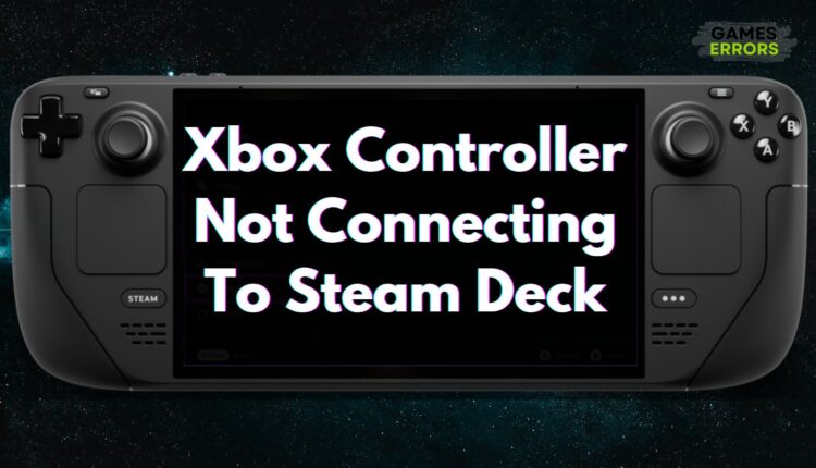 Xbox Controller Not Connecting to Steam Deck