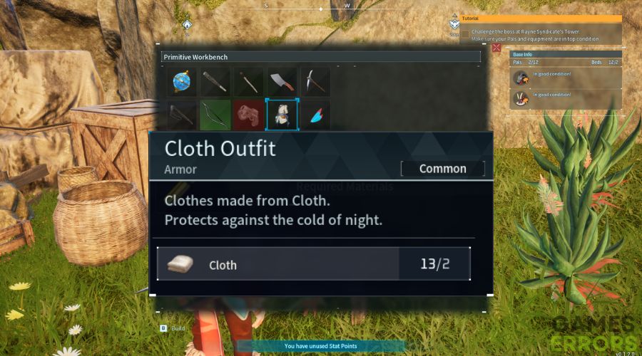 Palworld Cloth Outfit